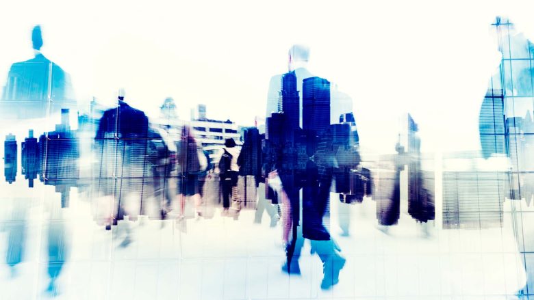 business people walking